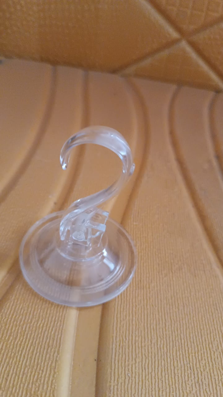 Plastic Suction Cup Hook (1 Pc) Plastic Suction Cup Hook (1 Pc)